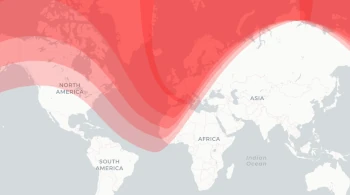 August 2026 - Total Solar Eclipse on the World Map
