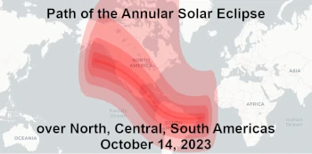 October 14, 2023 - Annular Solar Eclipse