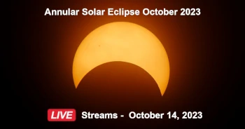 Live Broadcasts of Solar Eclipse - October 14, 2023